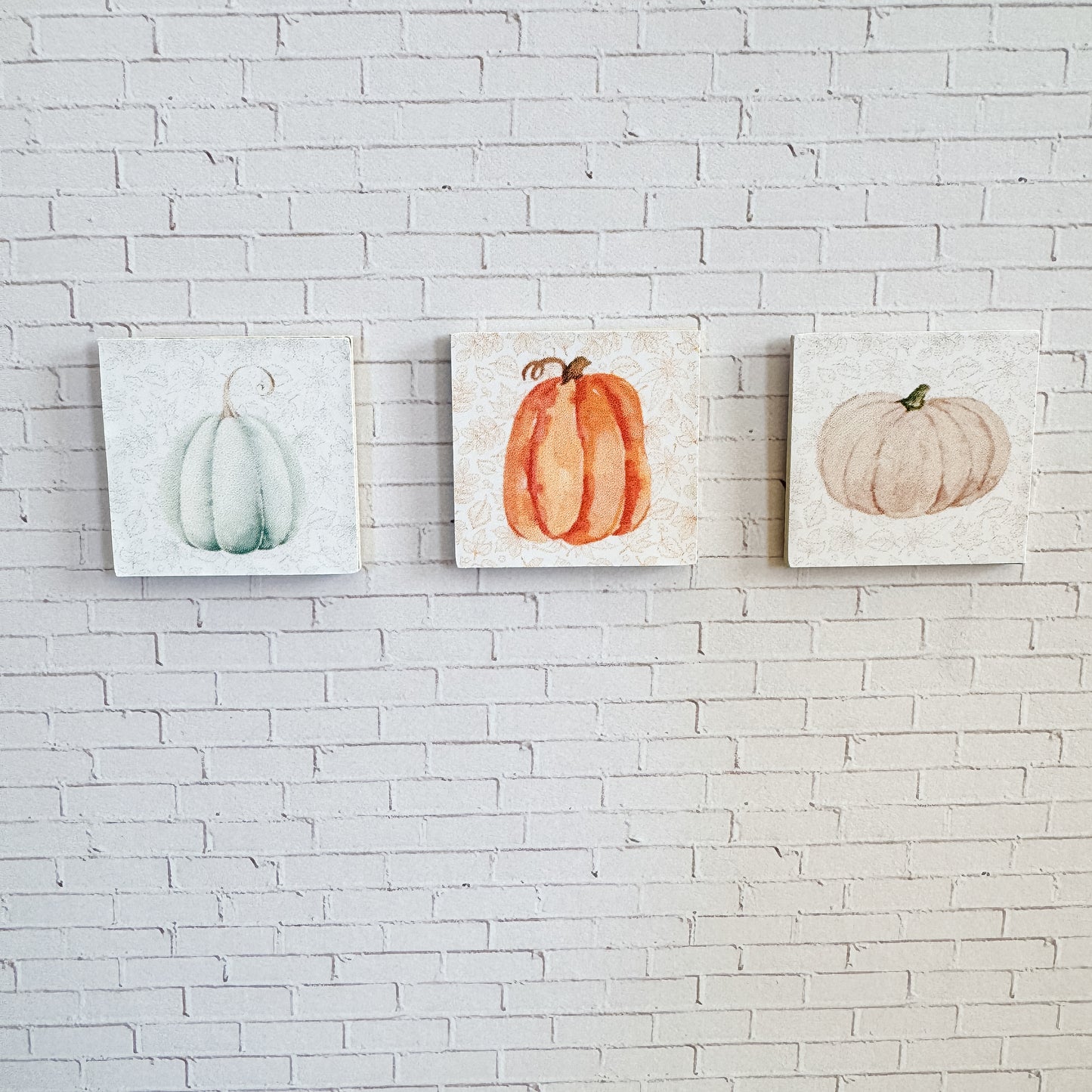 Pumpkin Wall Prints - Set of Three